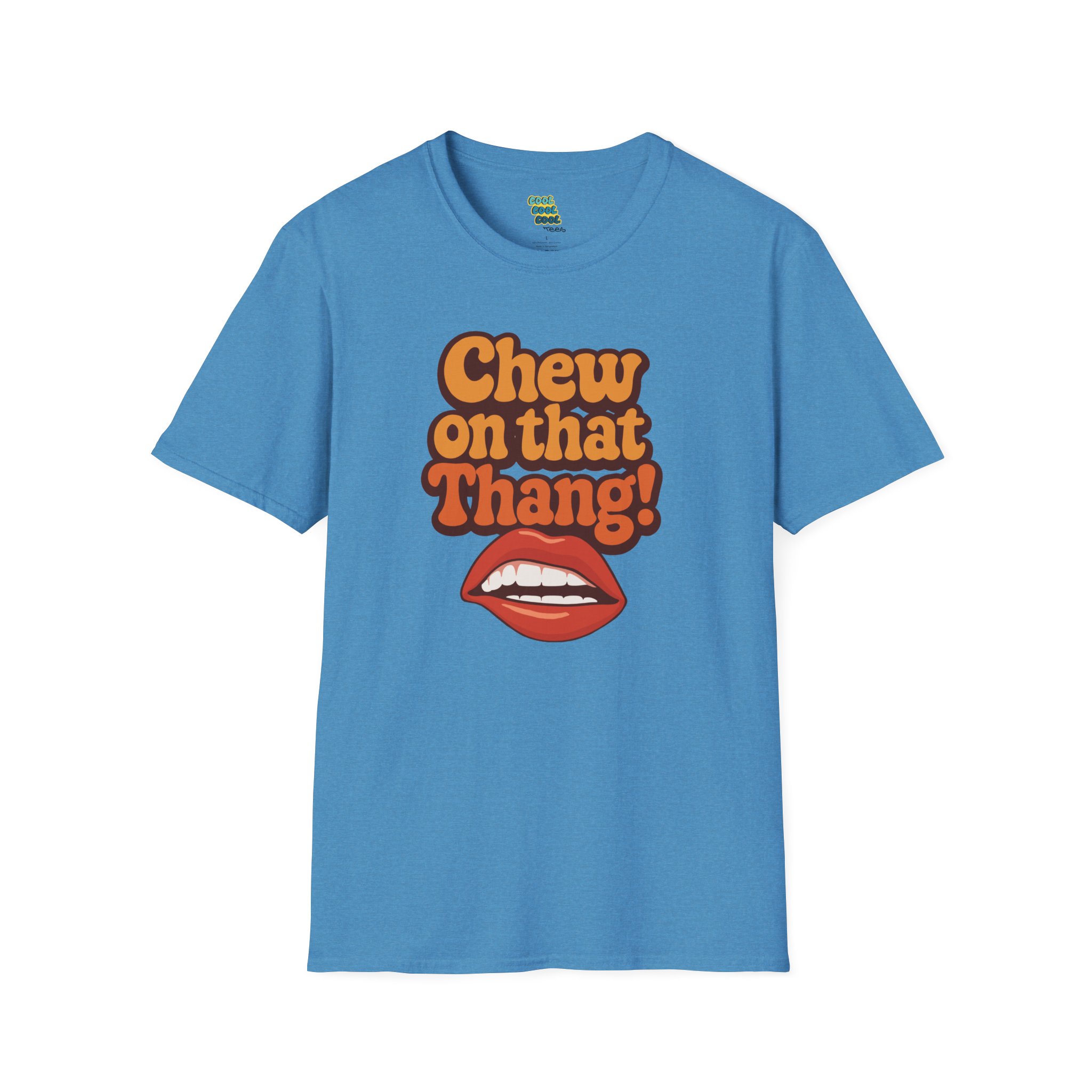 Chew on that Thang T-shirt Heather Sapphire