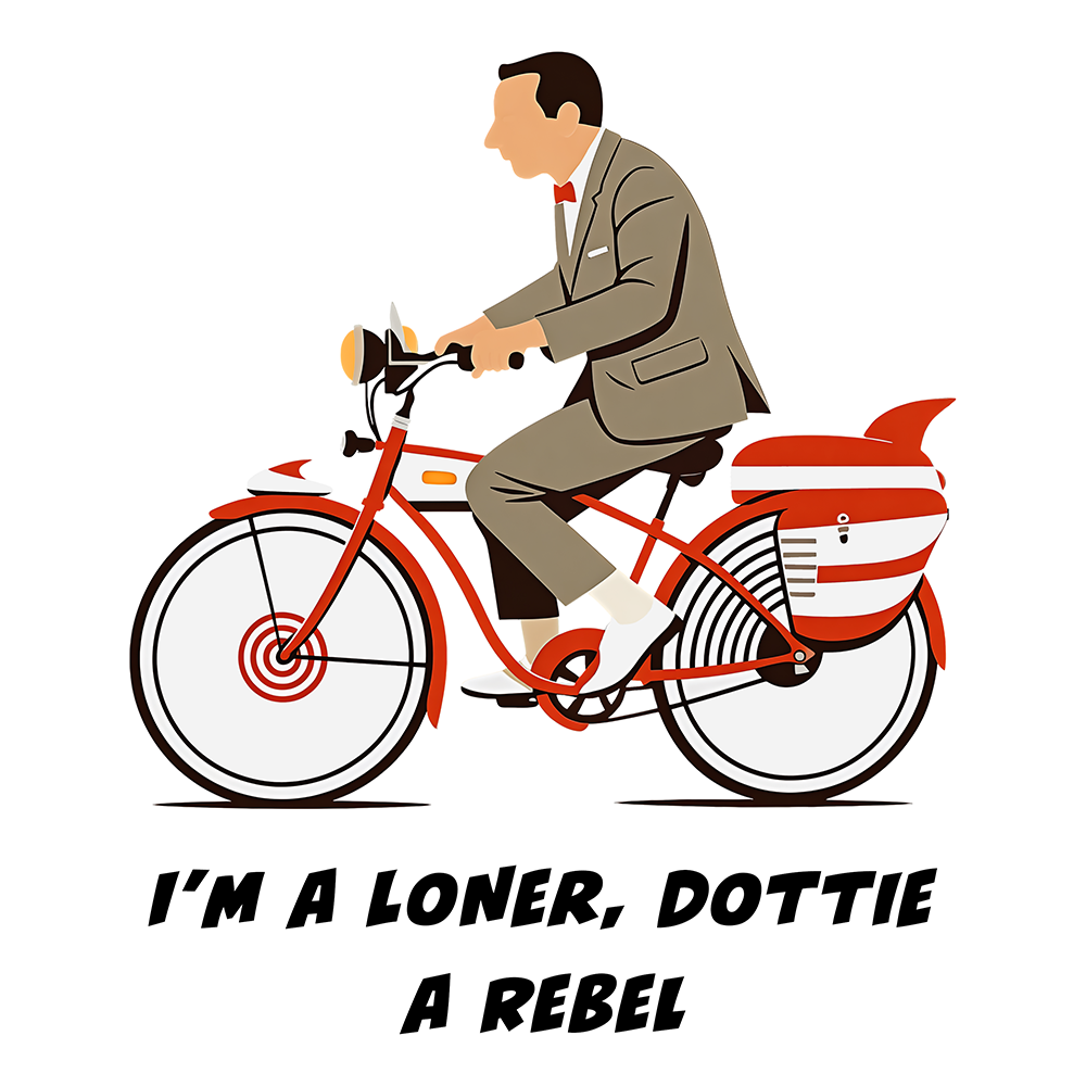 Pee-wee Herman Bike T-Shirt - Image 2