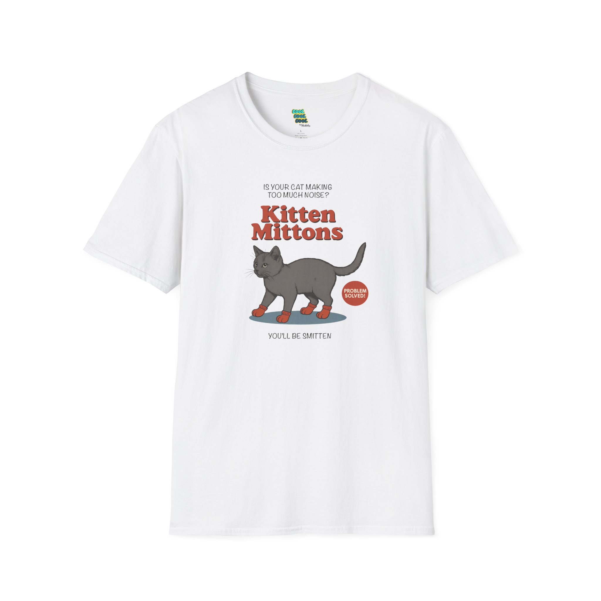 Kitten Mittons T-Shirt - Image 3