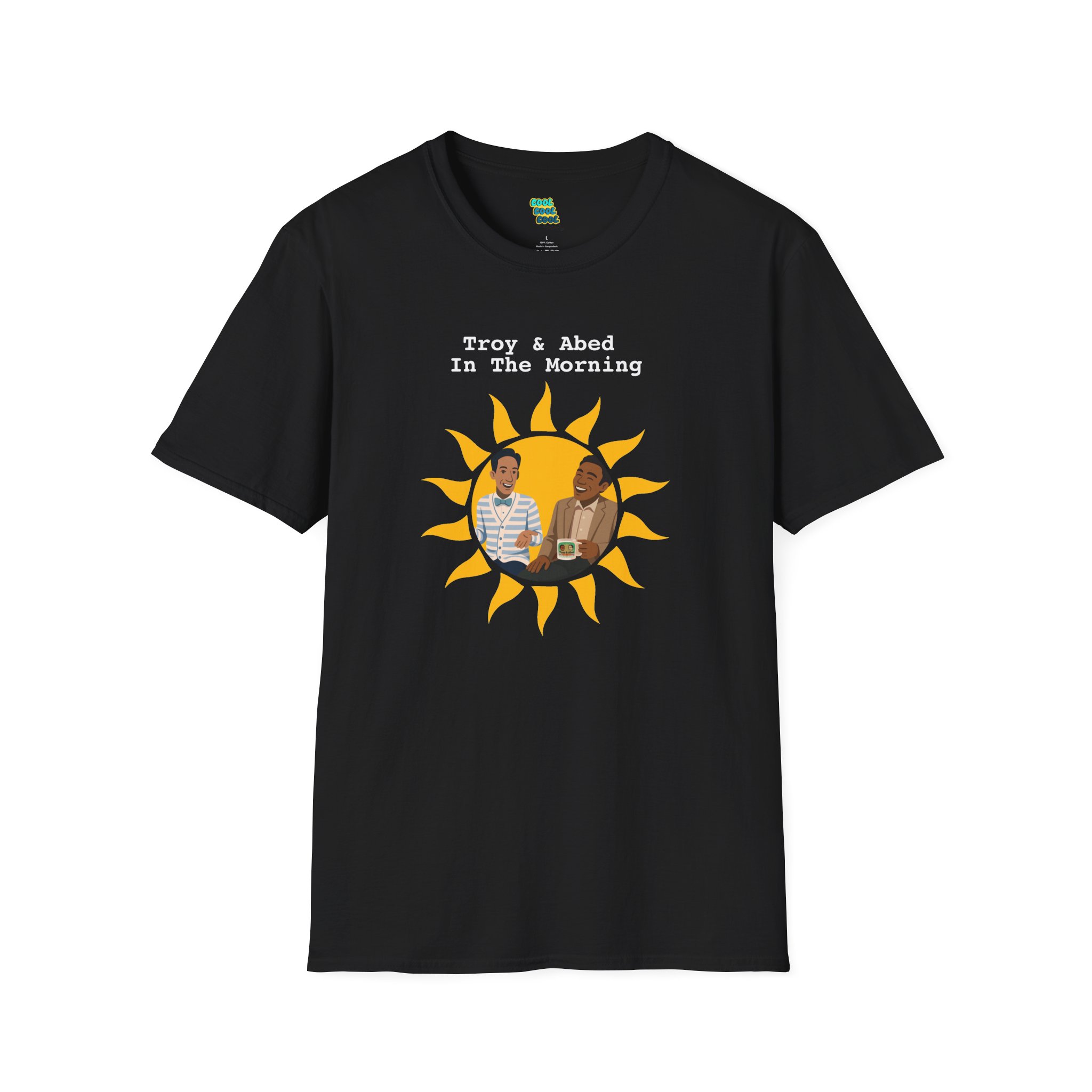 Troy and Abed in the Morning T-Shirt Black