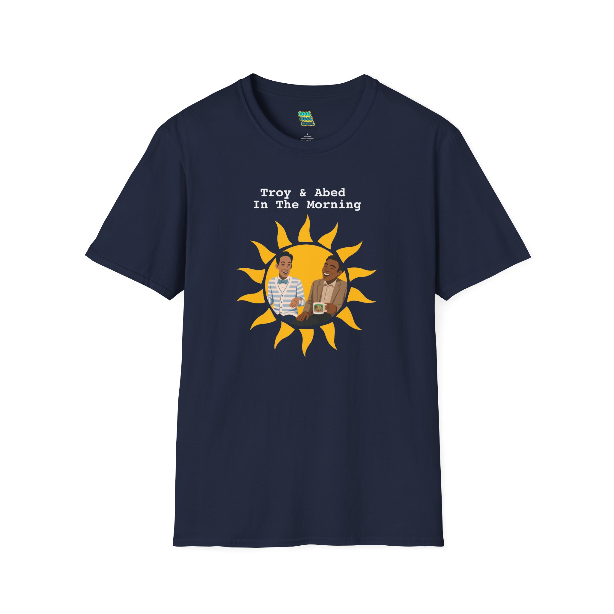 Troy and Abed in the Morning T-Shirt Navy