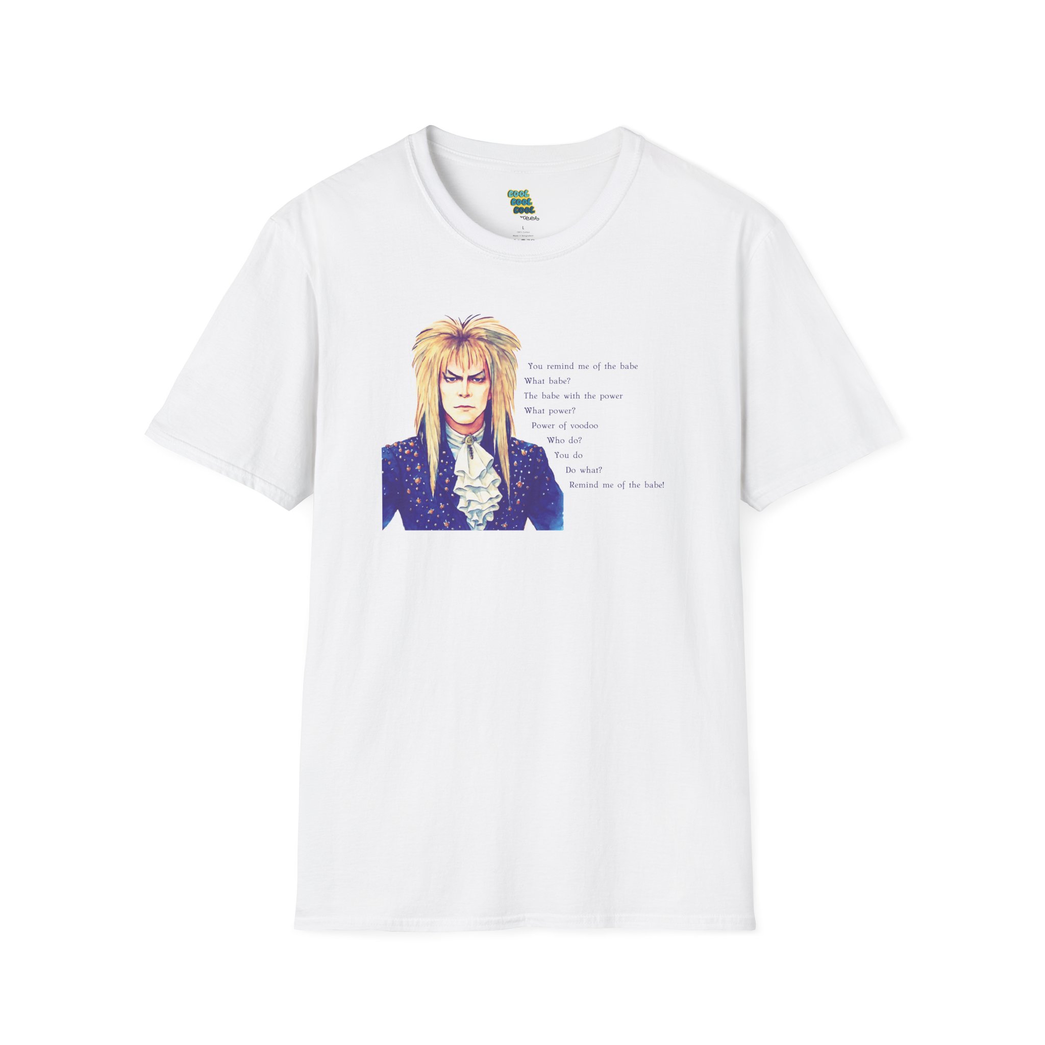 You Remind Me o the Babe Labyrinth Tee White