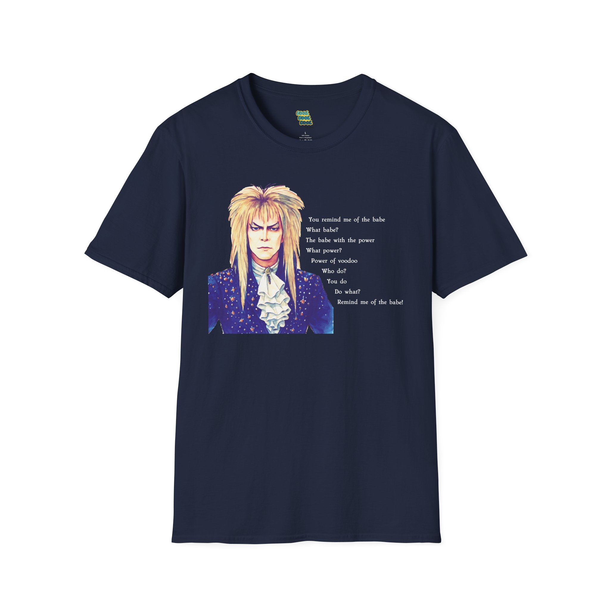 You Remind Me o the Babe Labyrinth Tee Navy