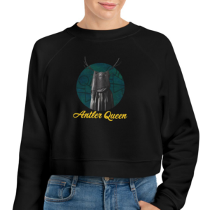 Yellowjackets Antler Queen Pullover, Black