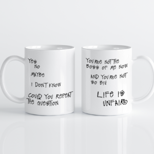 Malcolm in the Middle theme song mug