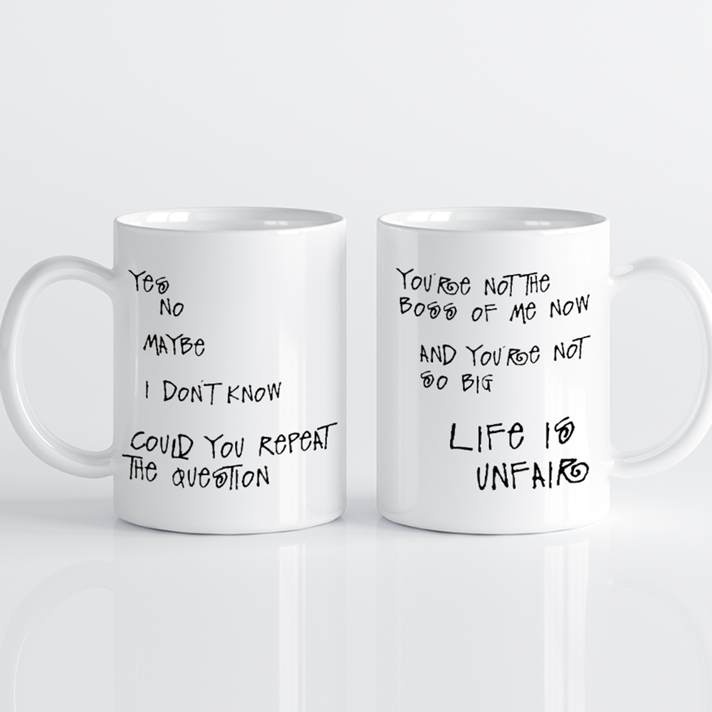 Malcolm in the Middle theme song mug
