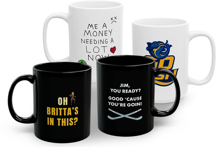 Oh Britta's in this mug and a variety of other mugs